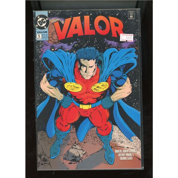Valor #5 Comic Book DC Comics March 1993 Fleming Moore Scott