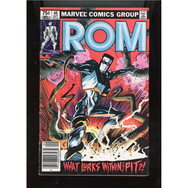 ROM #46 Marvel Comics Group (Sept 1983) - What Lurks Within The Pit?!