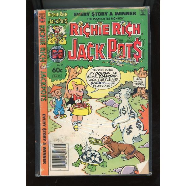 Richie Rich Jackpots #57 Harvey Comics (June 1982) Comic Book