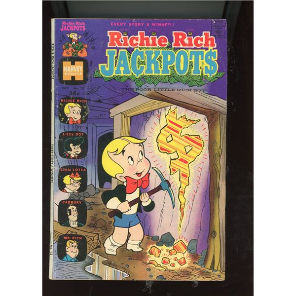 Richie Rich Jackpots #13 Harvey Comics (Oct 1974)