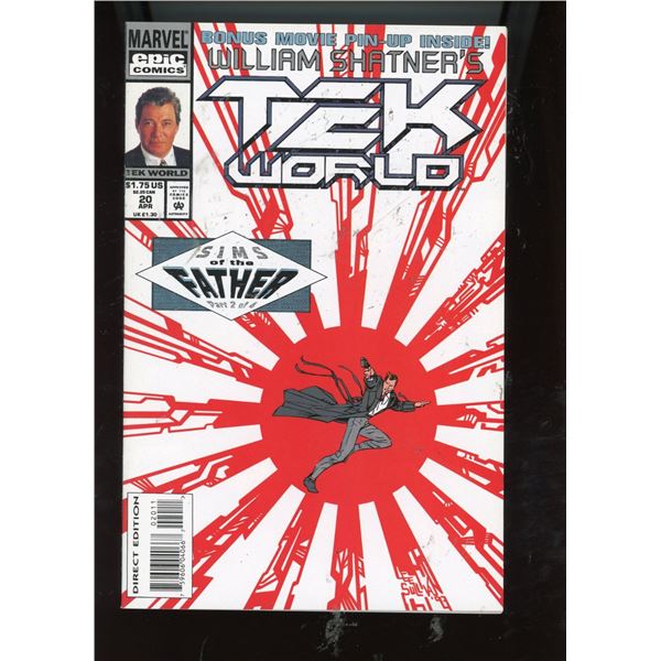 Marvel Epic Comics William Shatner's TekWorld #20 Sims of the Father 2 of 4