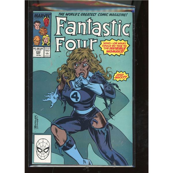 Fantastic Four #332 (Marvel Comics, 1989) Invisible Woman Cover