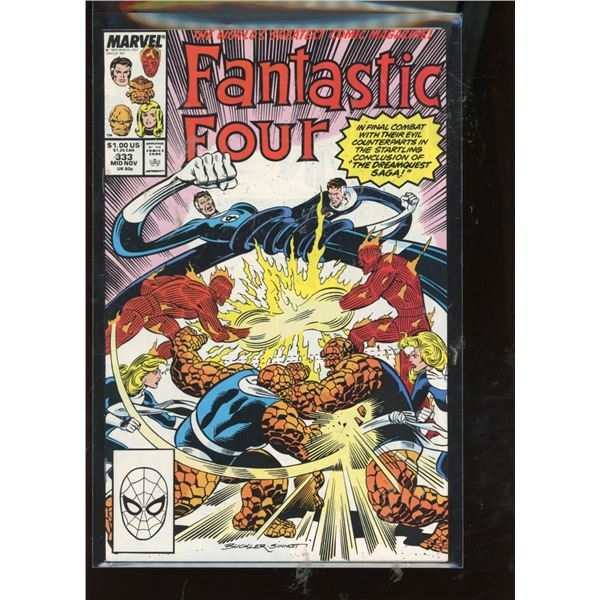 Fantastic Four #333 (Marvel Comics, Nov 1989) - The Dream Is Dead Part Two