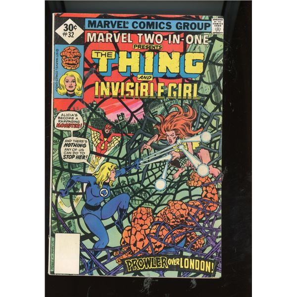 Marvel Comics Group Marvel Two-In-One #32 The Thing and Invisible Girl (1977)