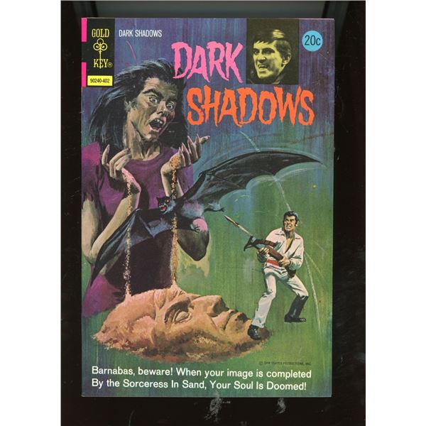 Dark Shadows #24 Gold Key Comic Feb 1974 Sorceress In Sand Barnabas