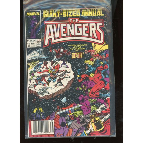 Marvel Giant-Sized Annual The Avengers #16 (1987) - Day Death Died