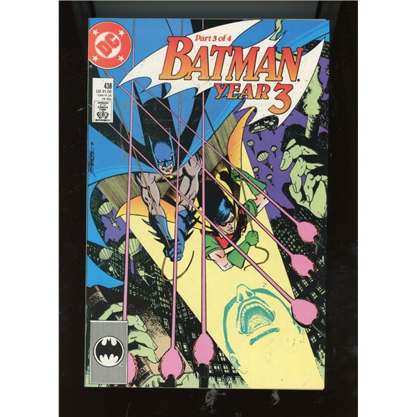 DC Comics Batman #438 Year Three Part 3 of 4 (1989)