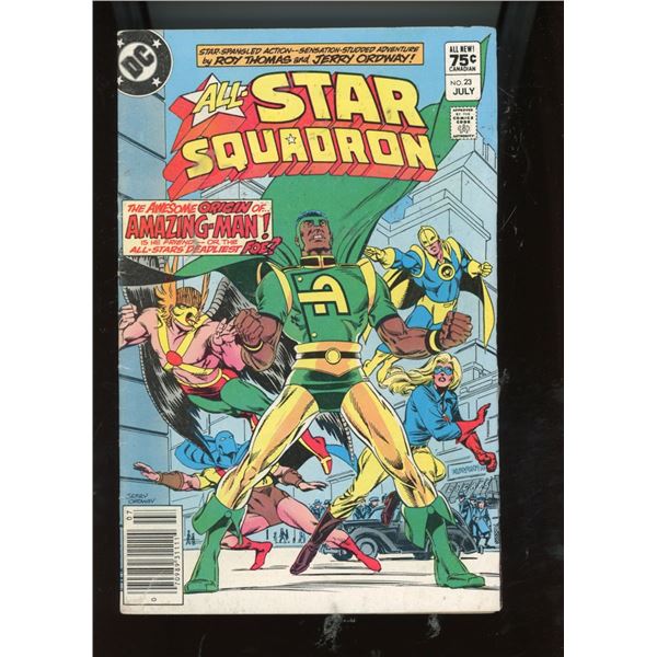 DC Comics All-Star Squadron #23 July 1983 Origin of Amazing-Man