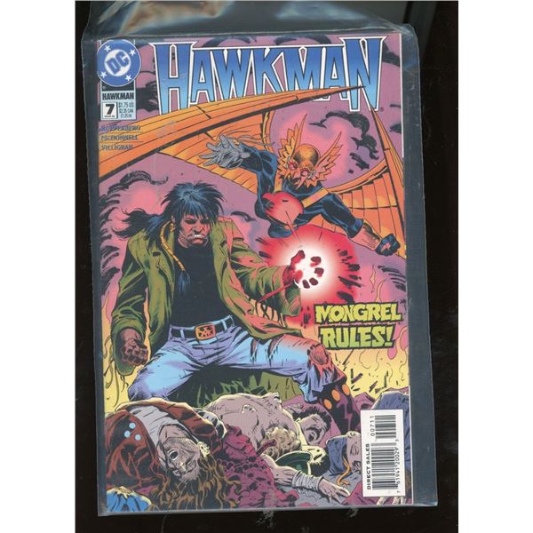 Hawkman #7 (1994) DC Comics - Mongrel Rules! Kupperberg, McDonnell