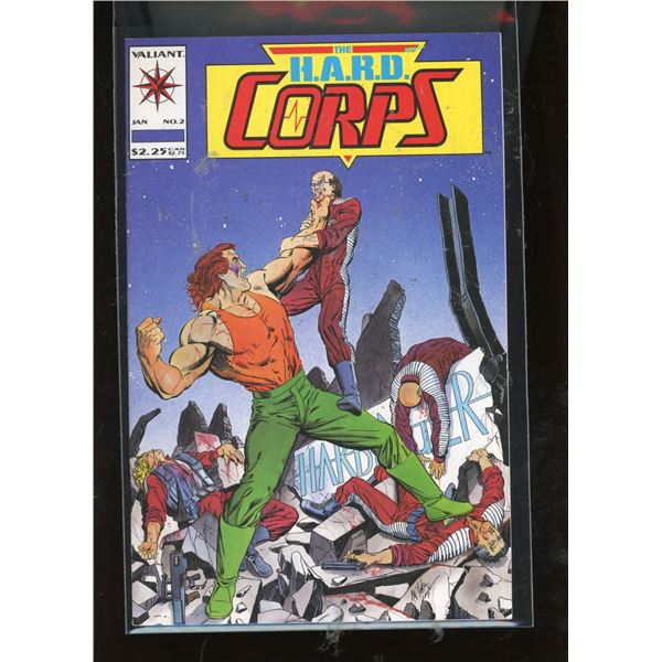 Valiant The H.A.R.D. Corps #2 Comic Book Jan 1993 Michelinie Leeke Layton