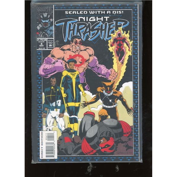 Night Thrasher: Four Control #4 Marvel Comics (Nov 1992) Direct Edition
