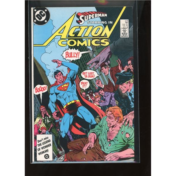 Action Comics #578 Starring Superman (DC Comics, Apr 1986) Bully!