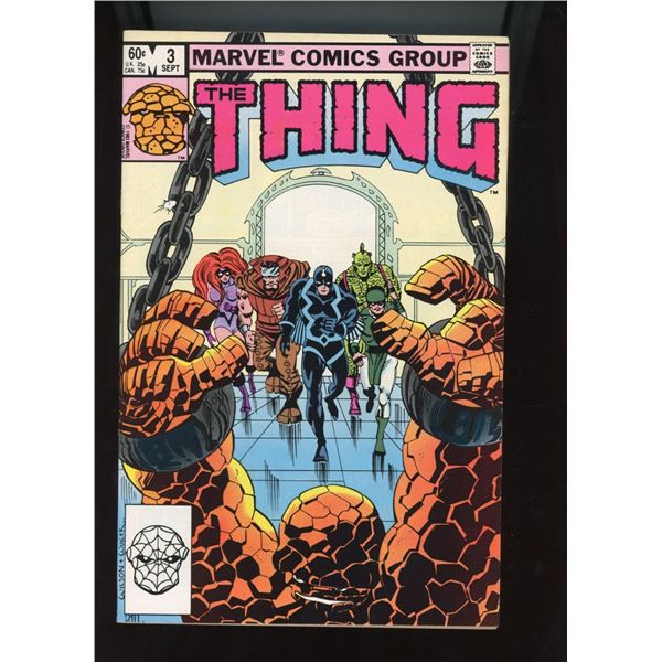 The Thing #3 Marvel Comics Group Sept 1983 Inhumans Appearance