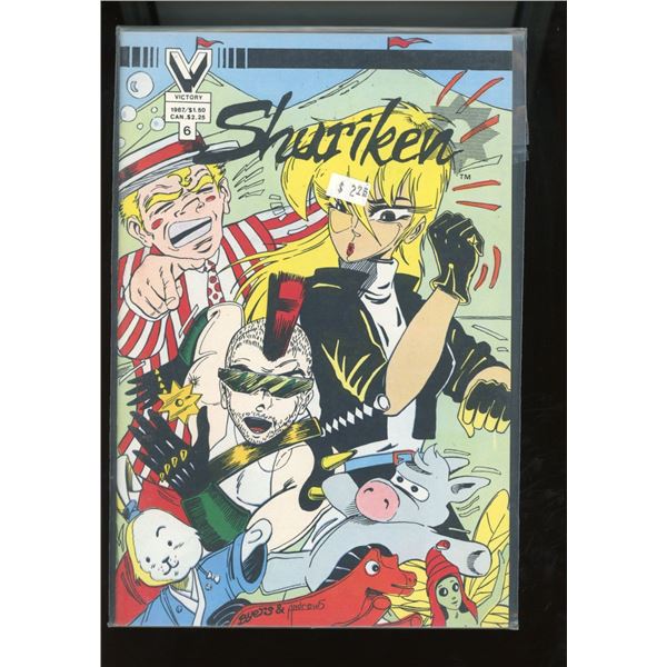 Shuriken #6 Comic (Victory 1987)