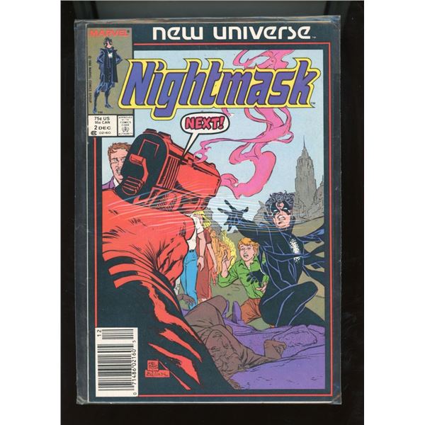 Nightmask #2 (Marvel Comics, Dec 1986) New Universe