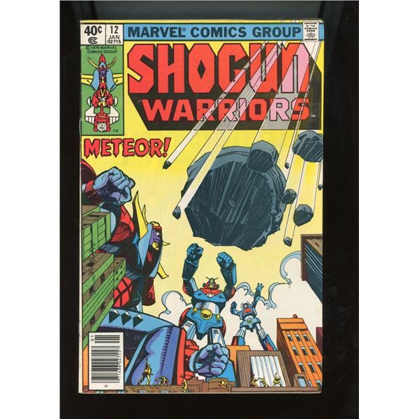Marvel Comics Group Shogun Warriors #12 Meteor! (Jan 1980)