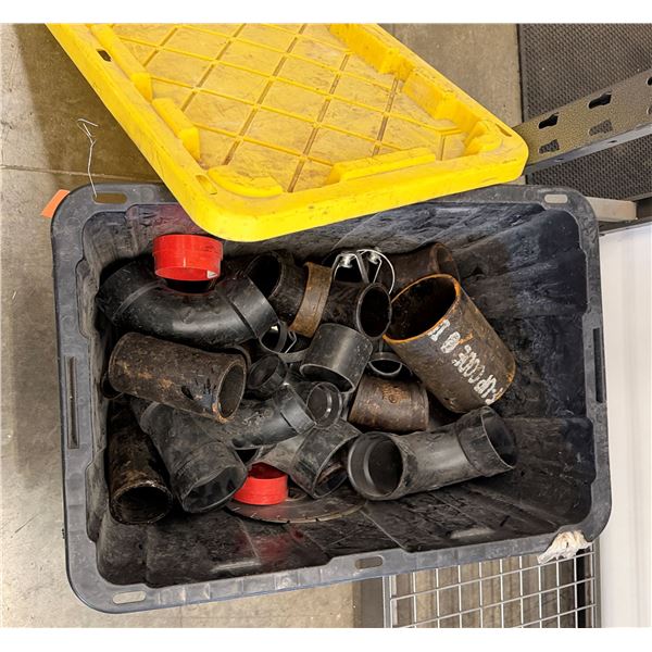 Multiple Black Pipe Fittings, Misc Sizes
