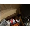 Image 10 : Multiple Boxes Spray Paint, Air Tool, Tie-Down Straps, Hole Dozer, etc