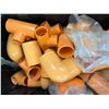 Image 14 : Wooden Bin Multiple Metal & PVC Pipe Fittings, Beam & Pipe Clamps, Surge Clips, Gate Valves, etc