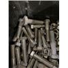 Image 5 : Qty 2 Bins Industrial Grade Bolts & Threaded Rods, Nuts, etc