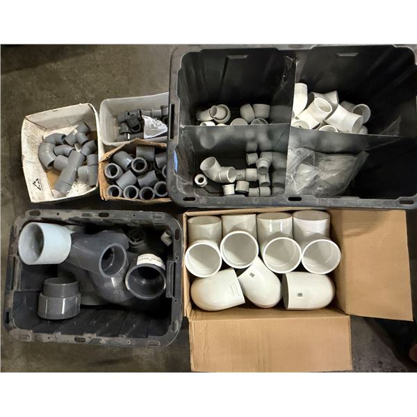Multiple Bins Pipe Fittings, Couplings, Caps, etc Misc Sizes
