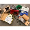 Image 1 : Misc Plumbing Items: Hole Saw, Drain Cover, Shower Fixture, Toolboxes, Hardware, etc
