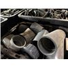 Image 5 : Qty 2 Bins Pipe Fittings, Reducing T's, Y's, Connectors, Clamps, etc
