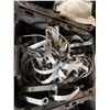 Image 9 : Qty 3 Bins  Pipe Band Clamps, Iron Grounding Strips, Hardware, etc