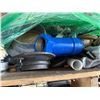 Image 3 : Contents of Pallet:  PVP Piping, Drain Grates, Ball Check Valves, Dome Strainer, etc