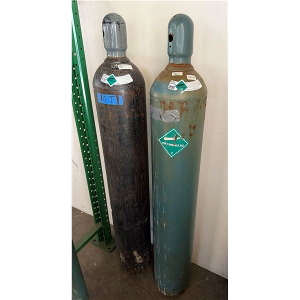 Qty 2 Cylinder Nitrogen Tanks