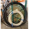 Image 1 : Qty 2 Coils Hose: White Pex Piping & Black Centennial CenFuse HDPE