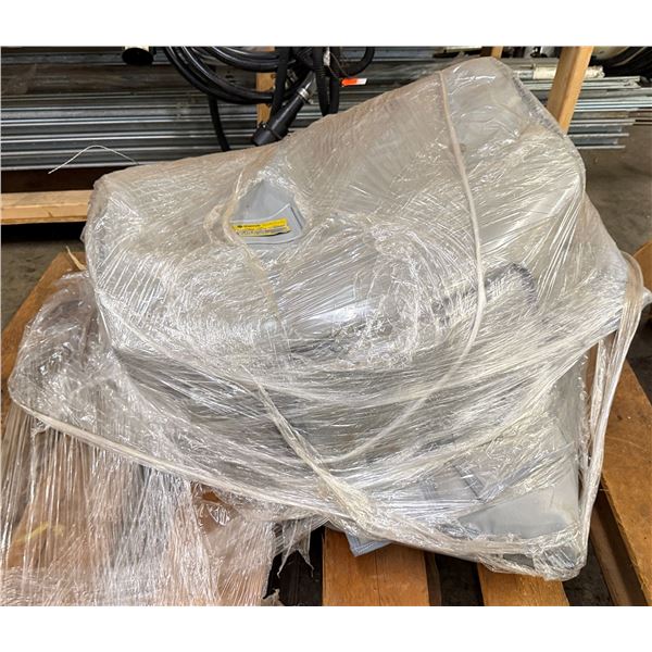 Multiple Shannon Global Energy Solutions Removable Insulation Blankets