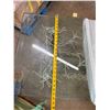 Image 14 : Console Table w/ Branch-like Base & Clear Top 62" x 22" x 29.5"H