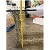 Image 15 : Console Table w/ Branch-like Base & Clear Top 62" x 22" x 29.5"H