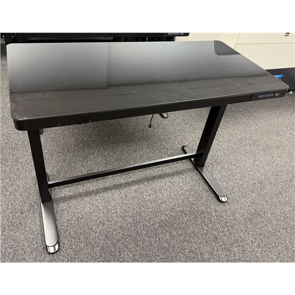 Black ET118N Electric Adjustable Height Standing Desk 47" x 24"