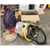 Image 1 : Misc Hoses w/ Storage Reel, Rope & Fittings