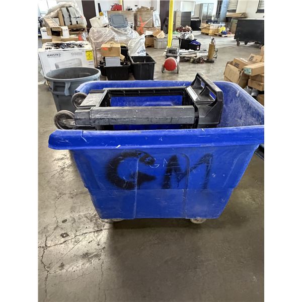 Plastic Commercial Utility Tilt Truck w/ Cart Inside