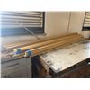 Image 3 : Wooden Rolling Table 81" x 42" x 40"H & Contents: Misc Lumber, Insulation, etc