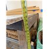 Image 6 : Wooden Rolling Table 81" x 42" x 40"H & Contents: Misc Lumber, Insulation, etc