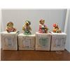 Image 1 : 4 Cherished Teddies Figurines with Box