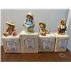 Image 1 : 4 Cherished Teddies Figurines with Box