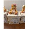 Image 6 : Cherished Teddies Figurines with Boxes, Set/4
