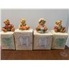 Image 1 : 4 Enesco Cherished Teddies Figurines