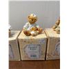 Image 6 : 4 Cherished Teddies Figurines with Box