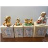Image 1 : 4 Cherished Teddies Figurines with Box