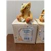 Image 2 : 4 Cherished Teddies Figurines with Box