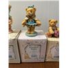 Image 6 : 4 Cherished Teddies Figurines with Box
