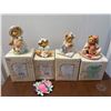 Image 1 : Cherished Teddies Figurines With Boxes, Set/4