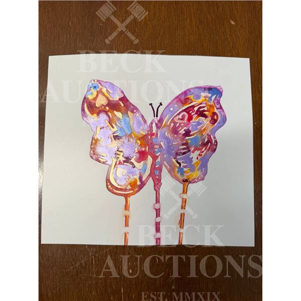 "Garden Stem Butterfly" Artist Rhea Dallaire