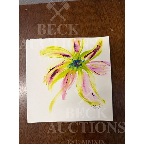 "Free Style Bloom" Artist Rhea Dallaire